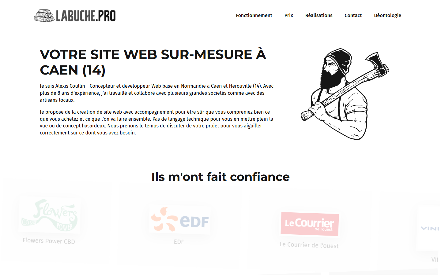 Aperçu du site de labuche.pro