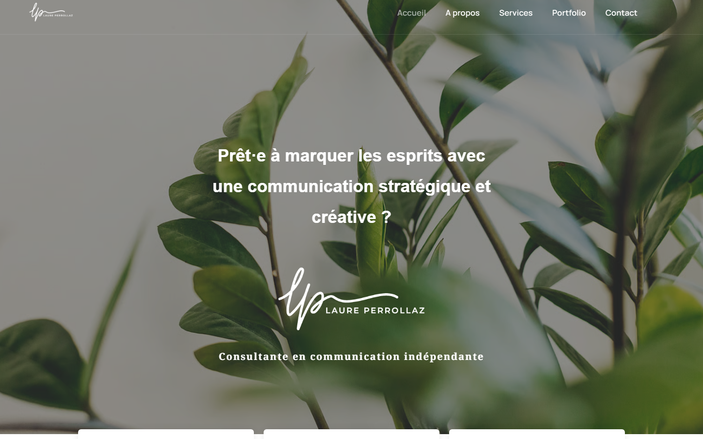 Aperçu du site de LAURE PERROLLAZ