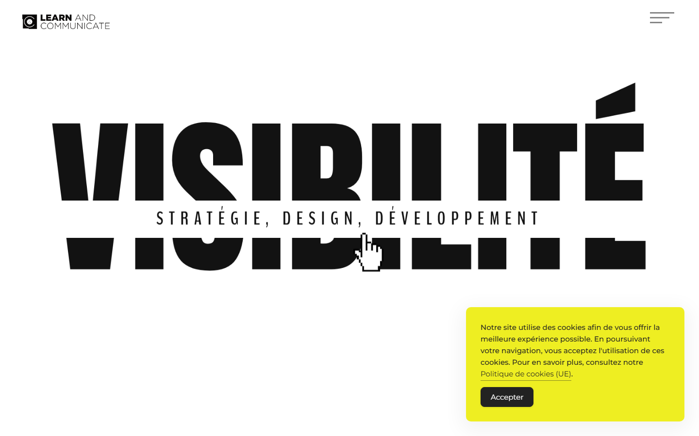Aperçu du site de LEARN AND COMMUNICATE