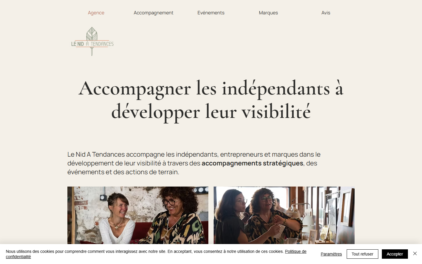 Aperçu du site de Anne LASTENNET