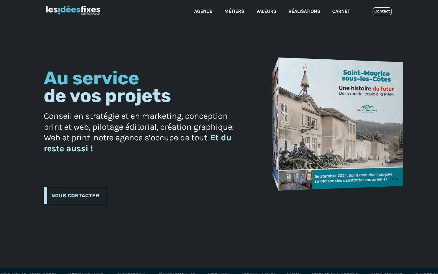 Aperçu du site de LES IDEES FIXES