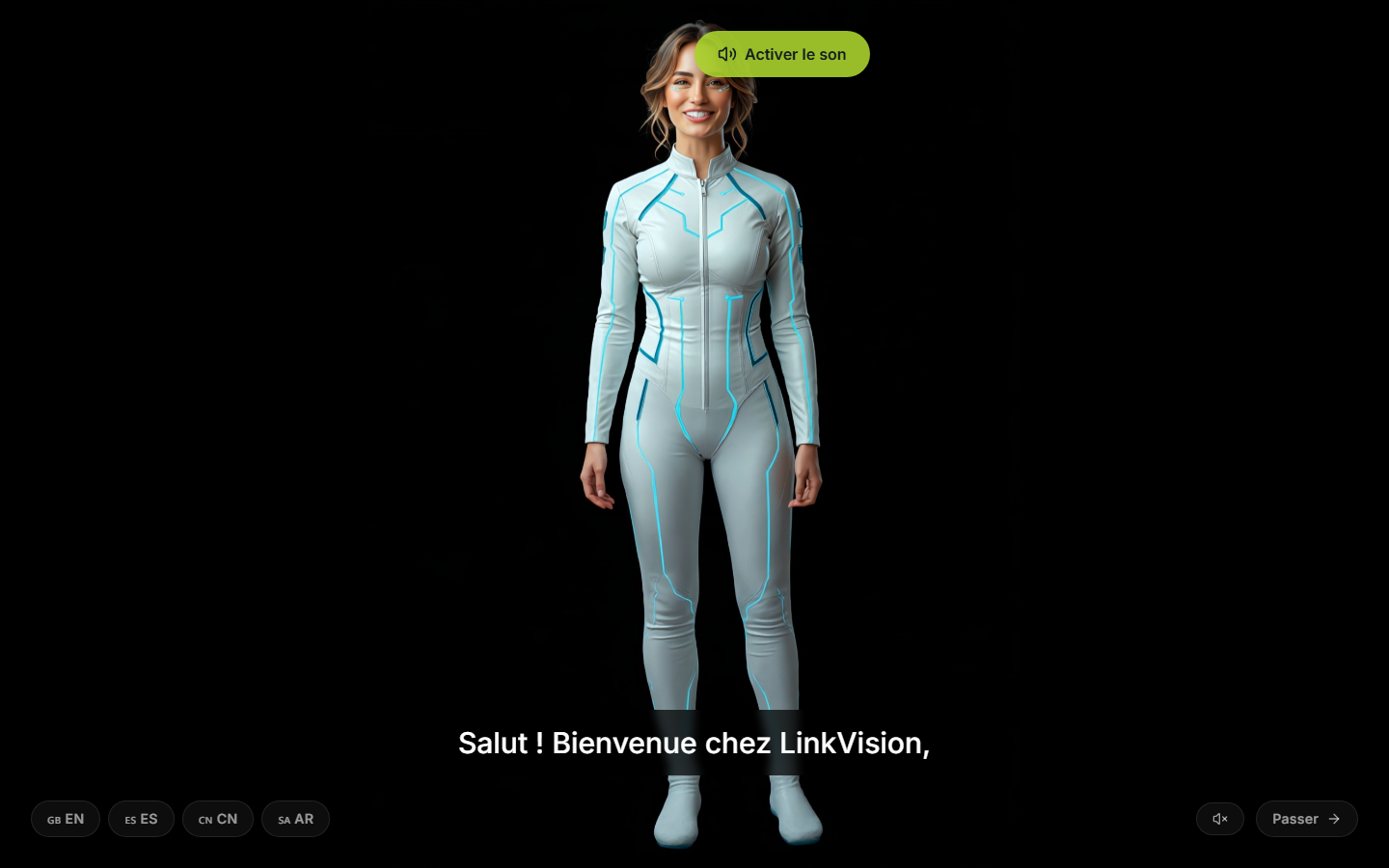 Aperçu du site de LINKVISION