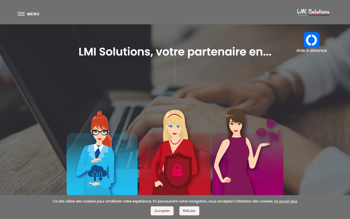 Aperçu du site de LMI SOLUTIONS