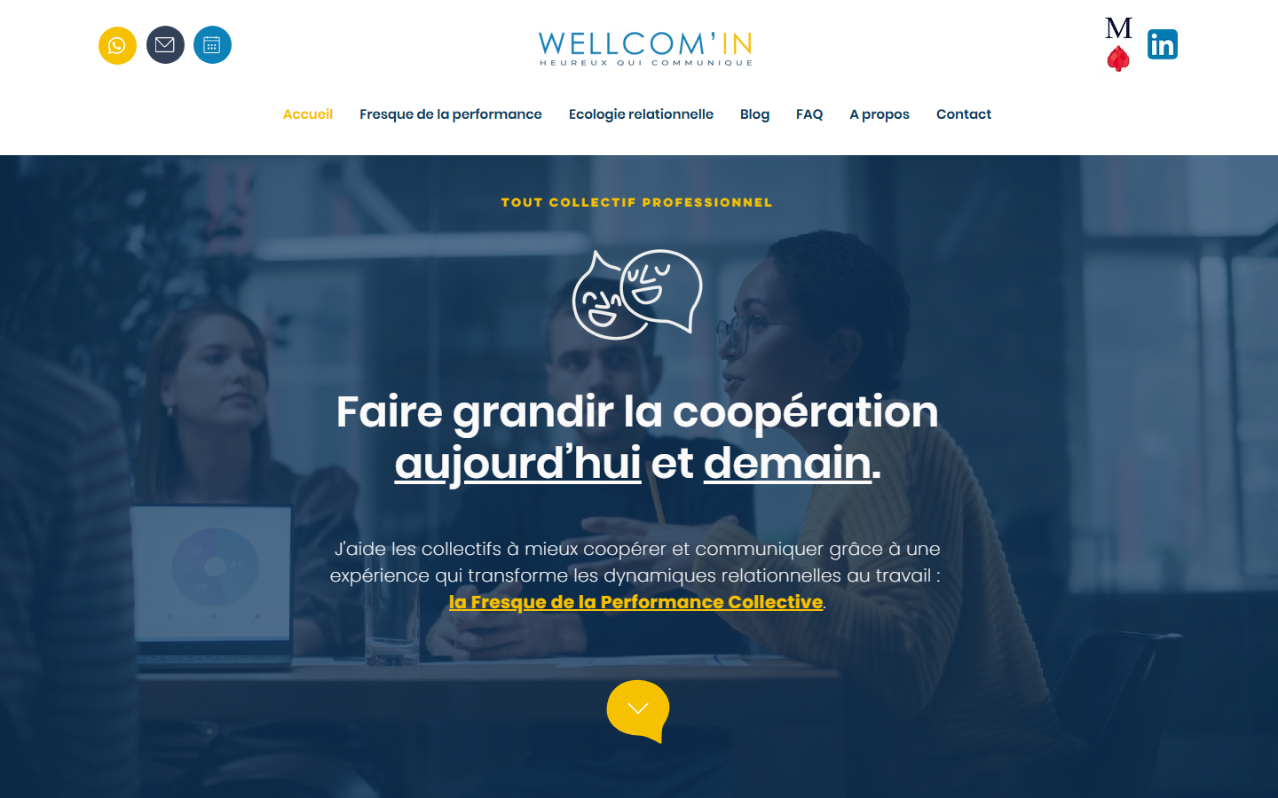 Aperçu du site de Marie ALLARD-MEEUS