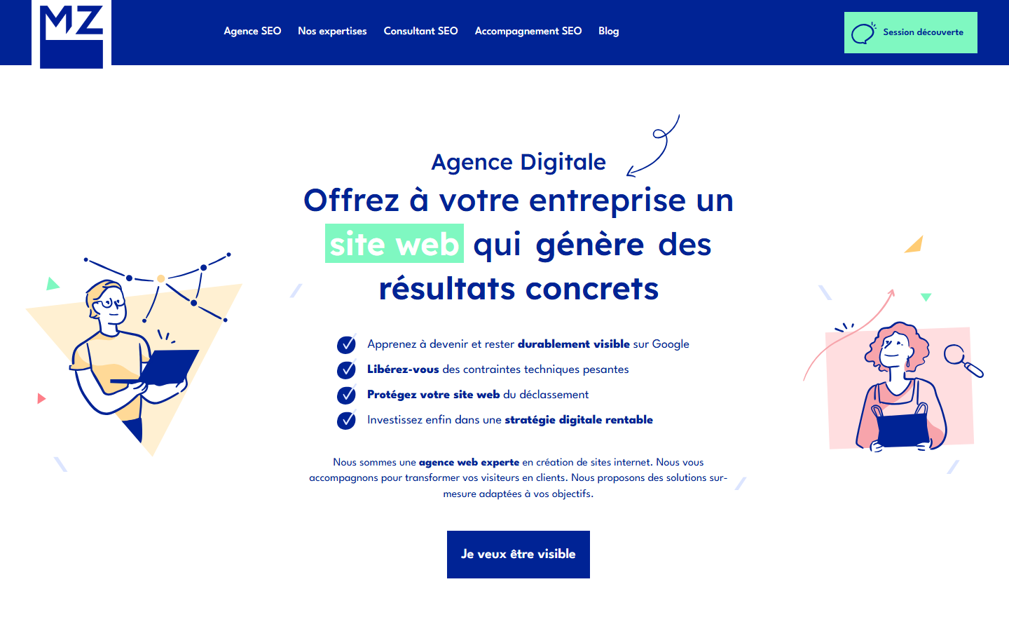 Aperçu du site de MAEL ET ZELIE