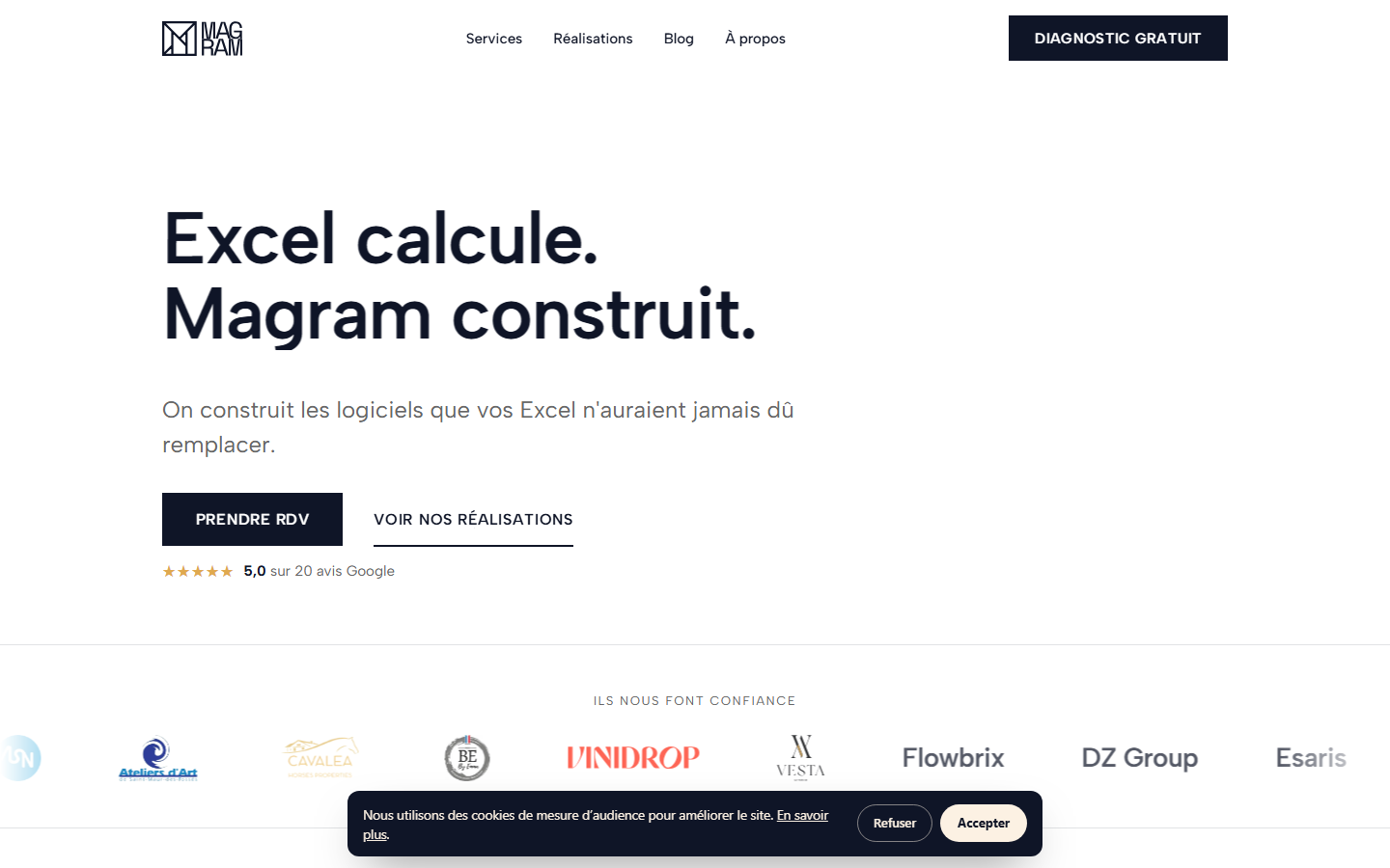 Aperçu du site de Magram