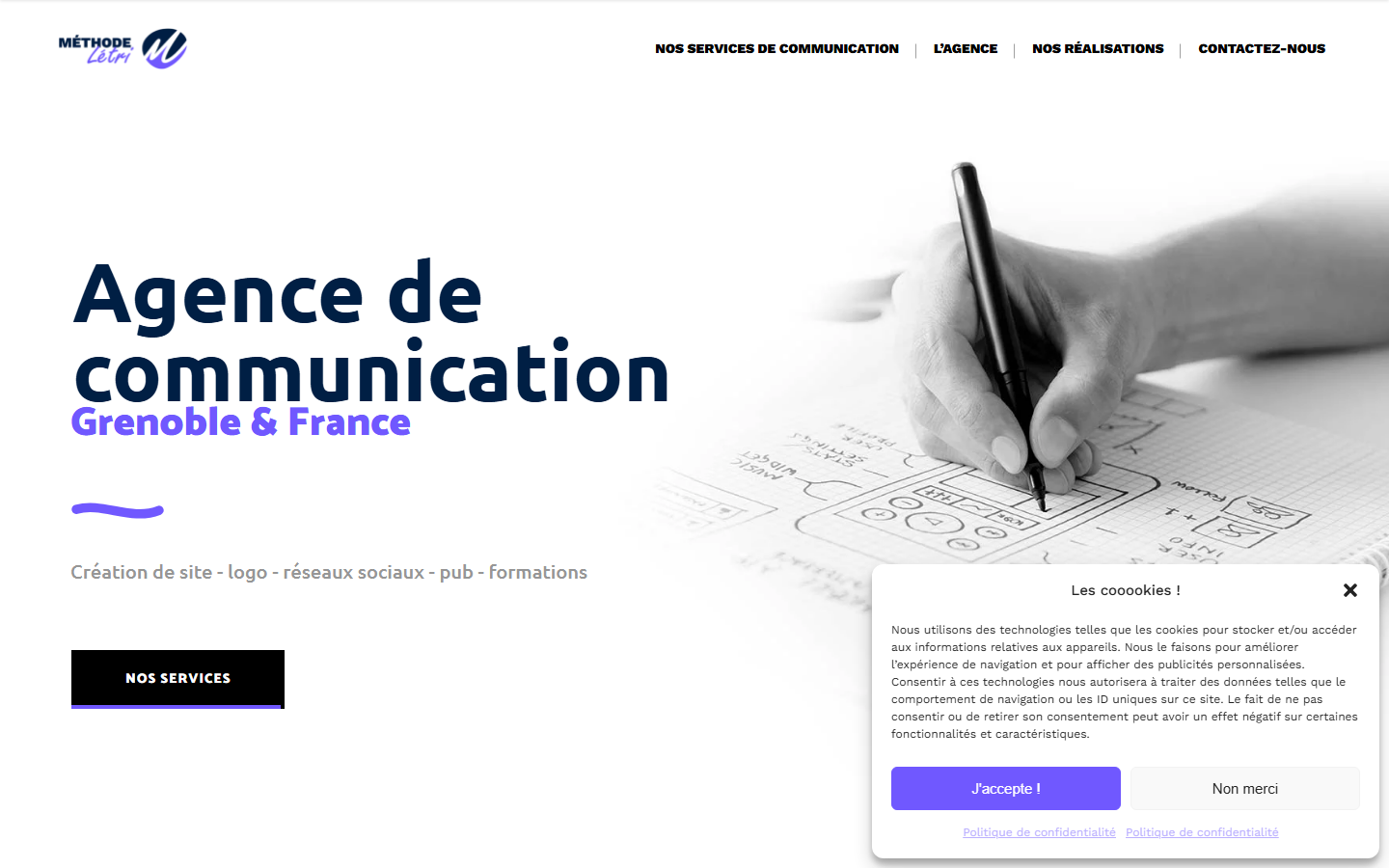 Aperçu du site de Méthode LETRI