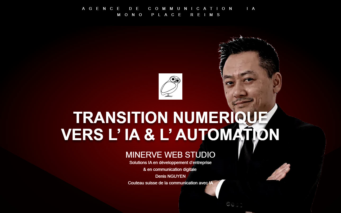 Aperçu du site de Minerve Web Studio