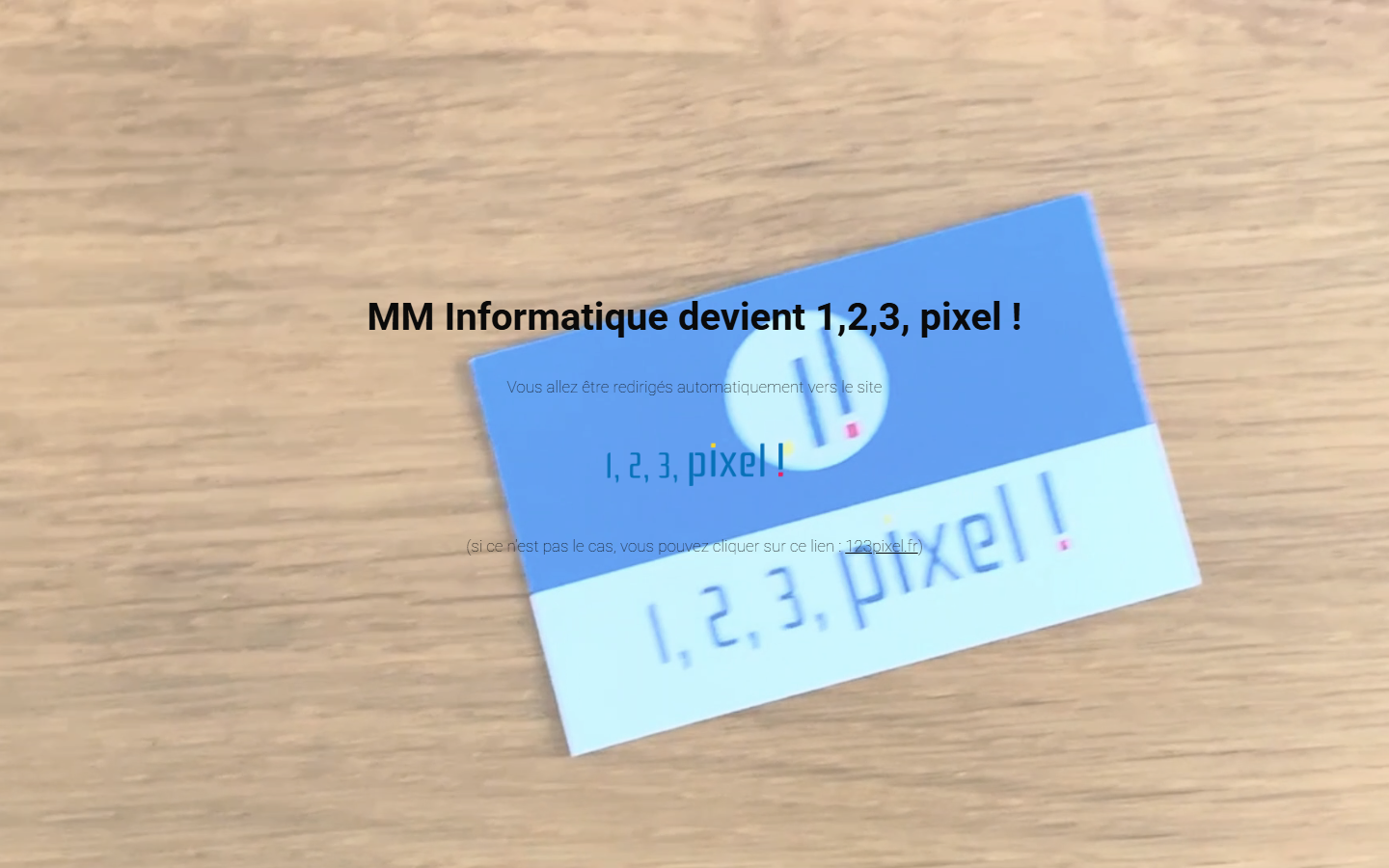 Aperçu du site de Mm Informatique