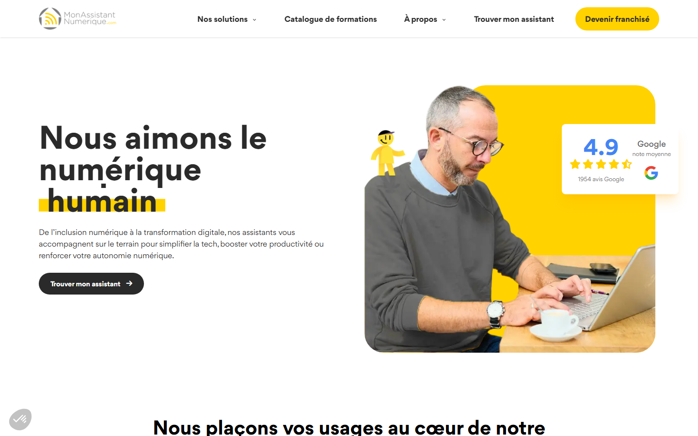 Aperçu du site de Mon Assistant Numérique Charleville-Mézières