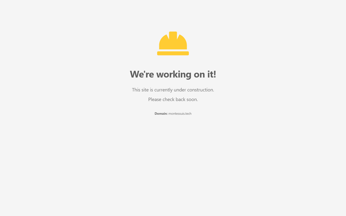 Aperçu du site de MONTESSUIS TECH