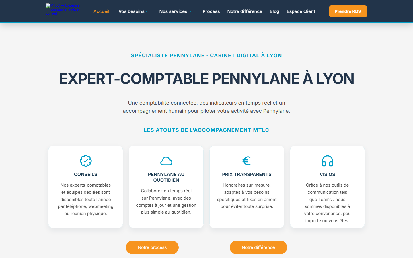 Aperçu du site de Mtlc