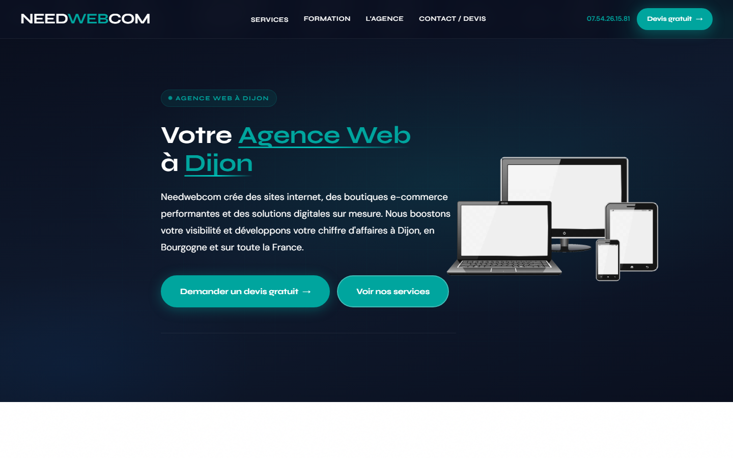 Aperçu du site de NEEDWEBCOM