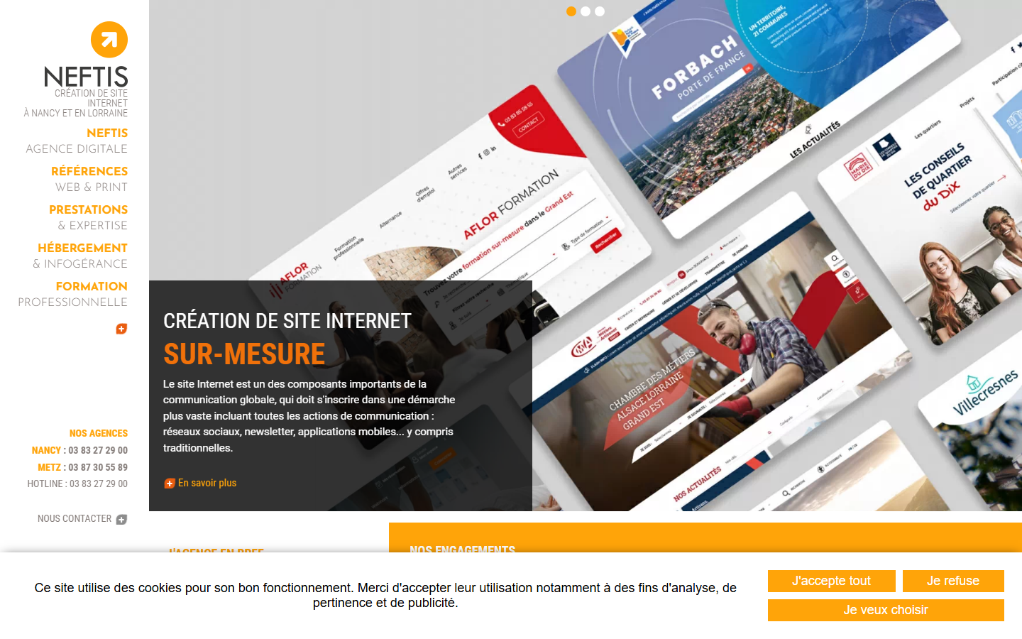 Aperçu du site de Neftis