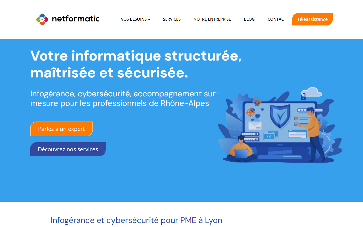 Aperçu du site de NETFORMATIC