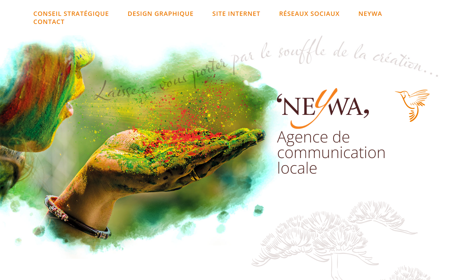 Aperçu du site de Neywa