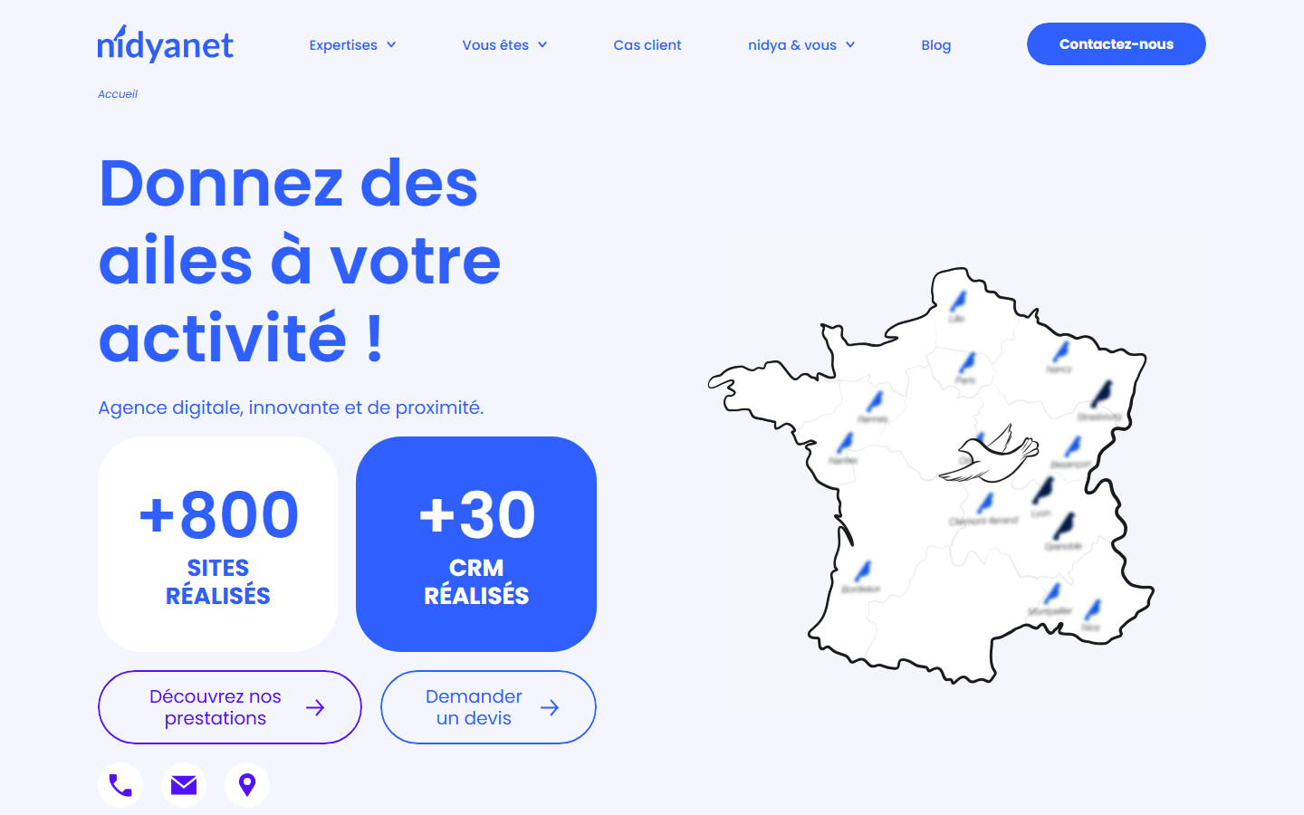 Aperçu du site de nidyanet