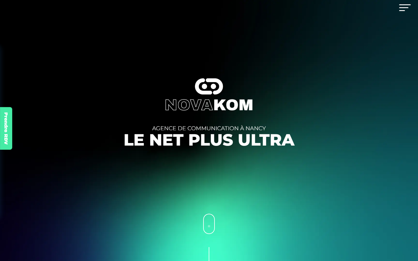 Aperçu du site de NOVAKOM