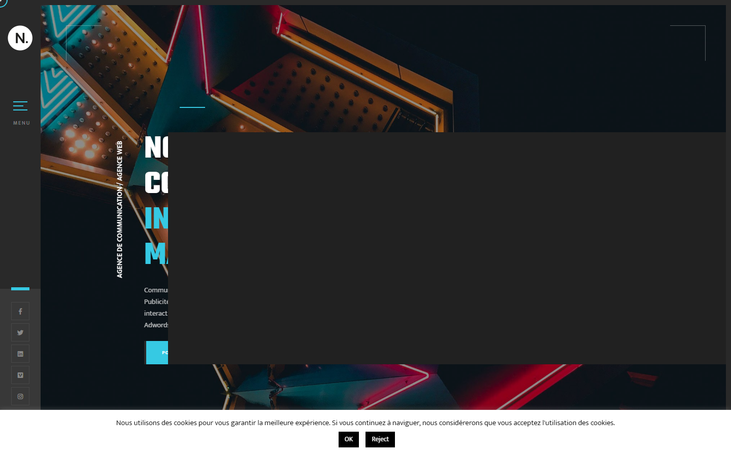 Aperçu du site de Nowaxx