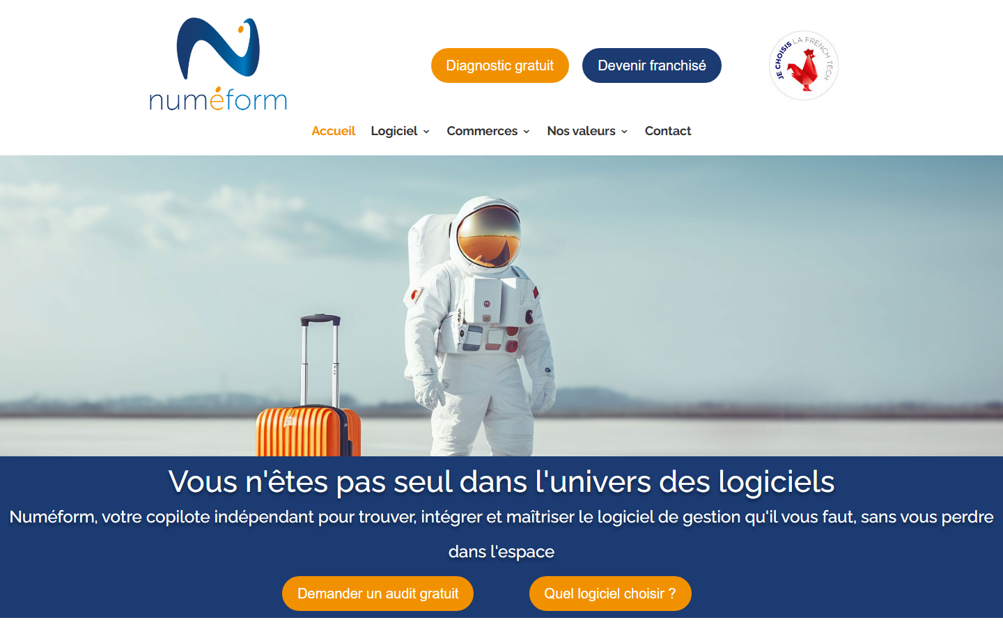 Aperçu du site de NUMEFORM