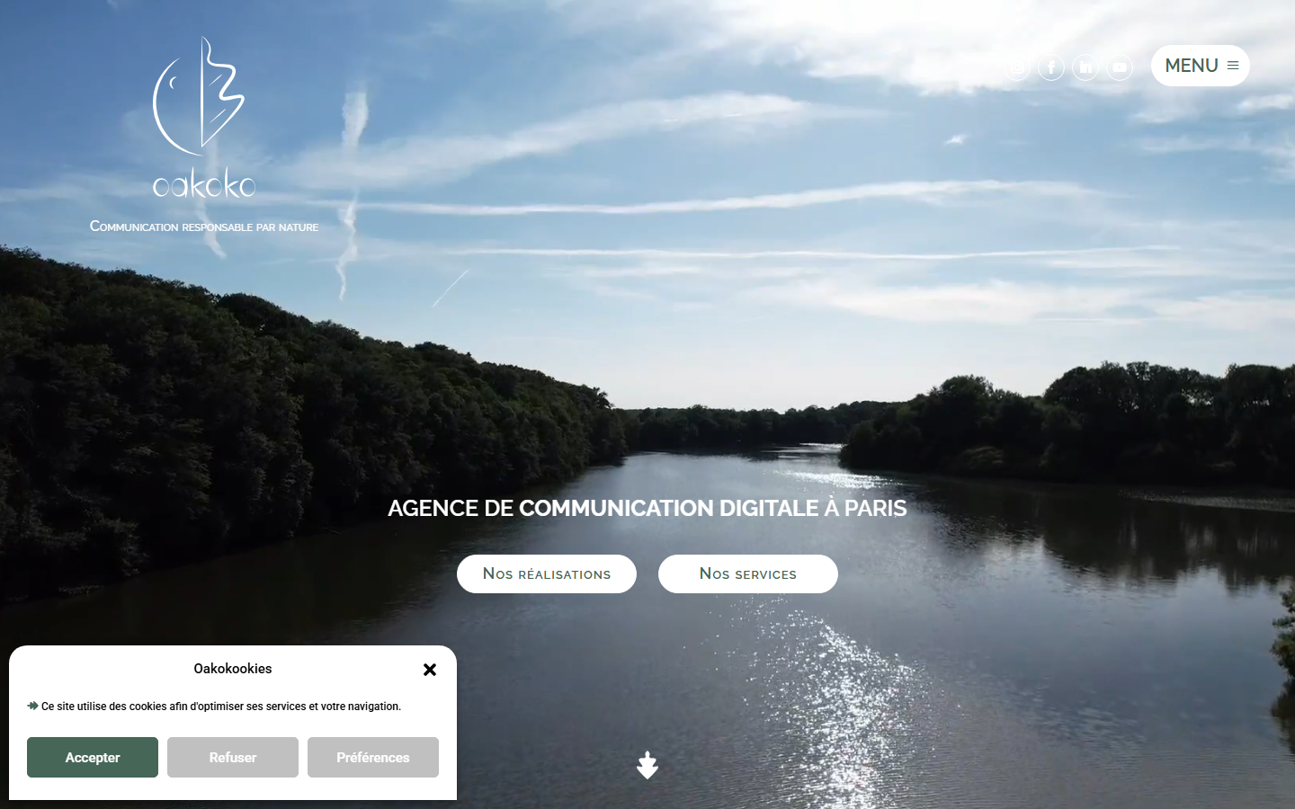 Aperçu du site de OAKOKO