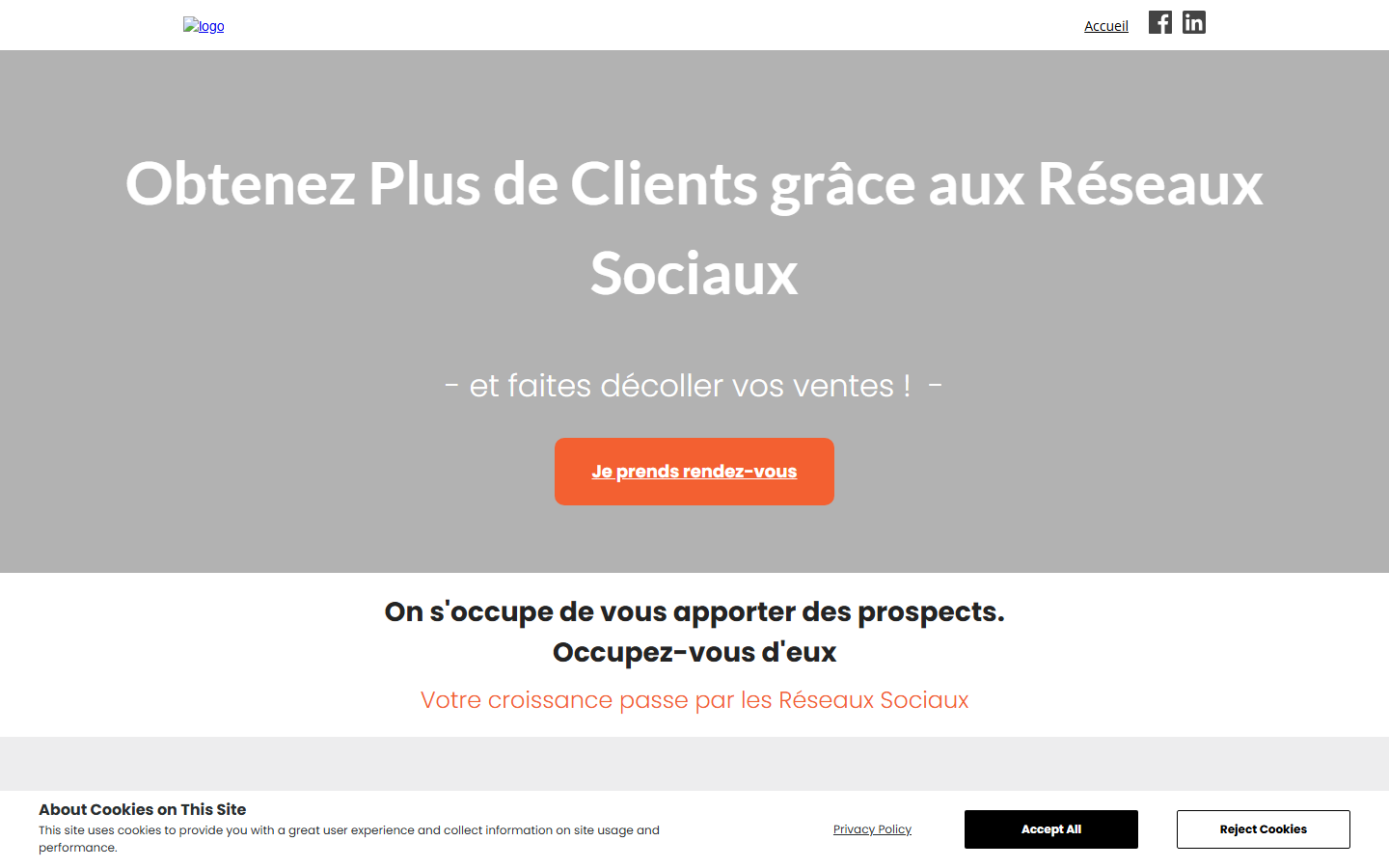 Aperçu du site de Objectif Web 2