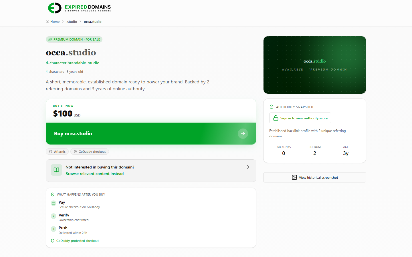 Aperçu du site de OCCA STUDIO
