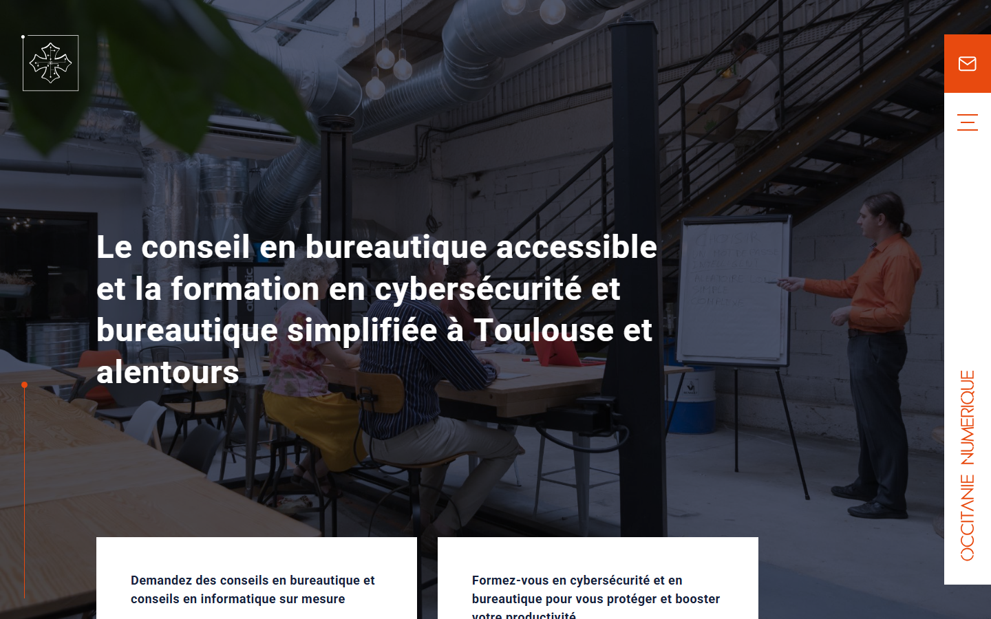 Aperçu du site de Altitude - Occitanie Numérique
