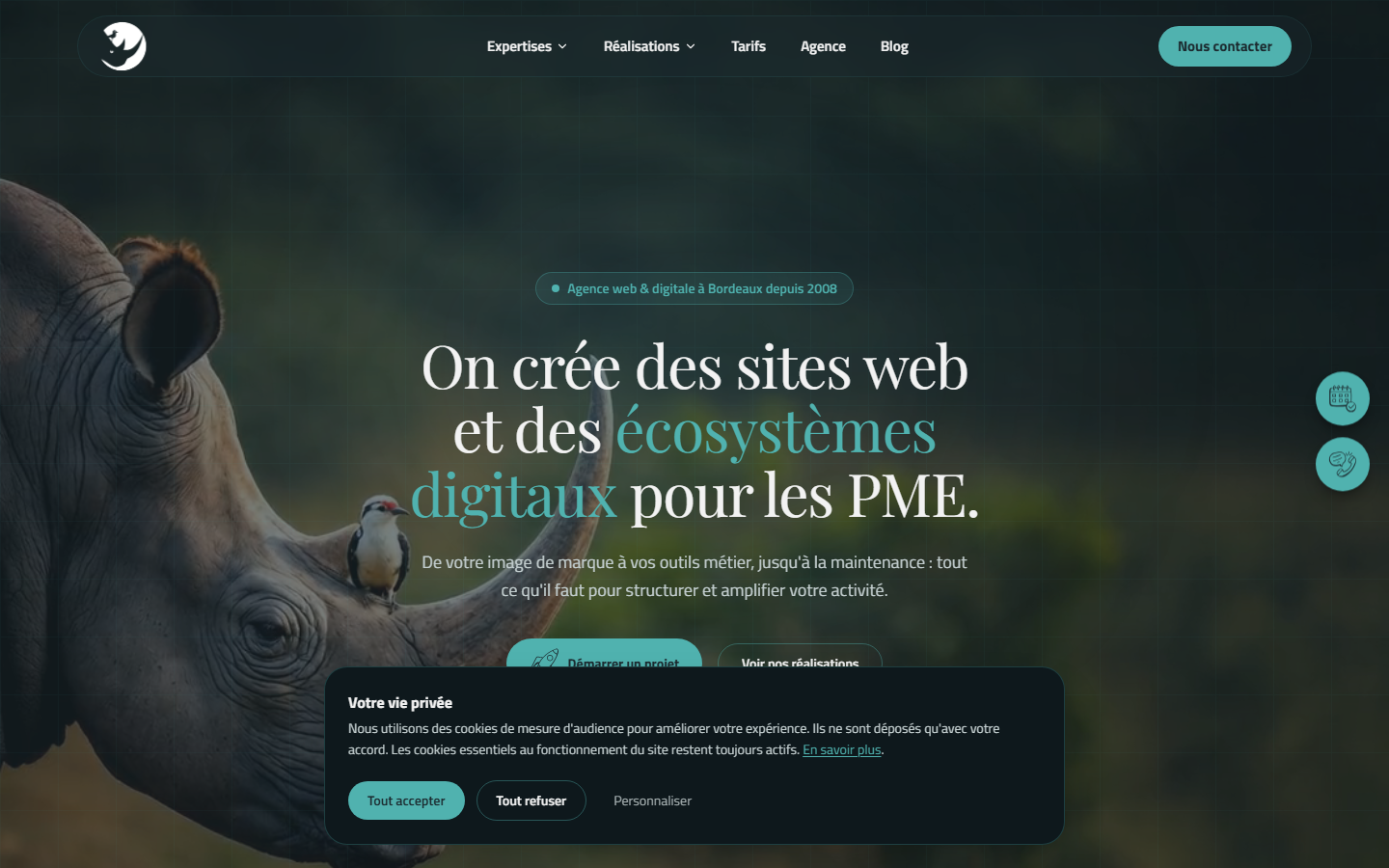 Aperçu du site de OFFENSIVE