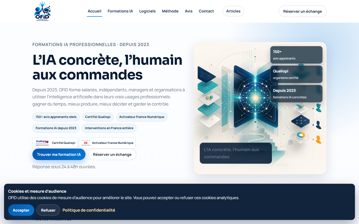 Aperçu du site de OFID