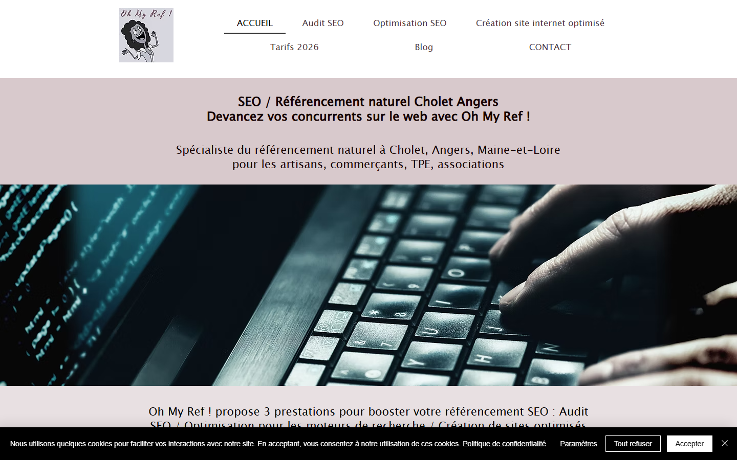 Aperçu du site de OH MY REF !