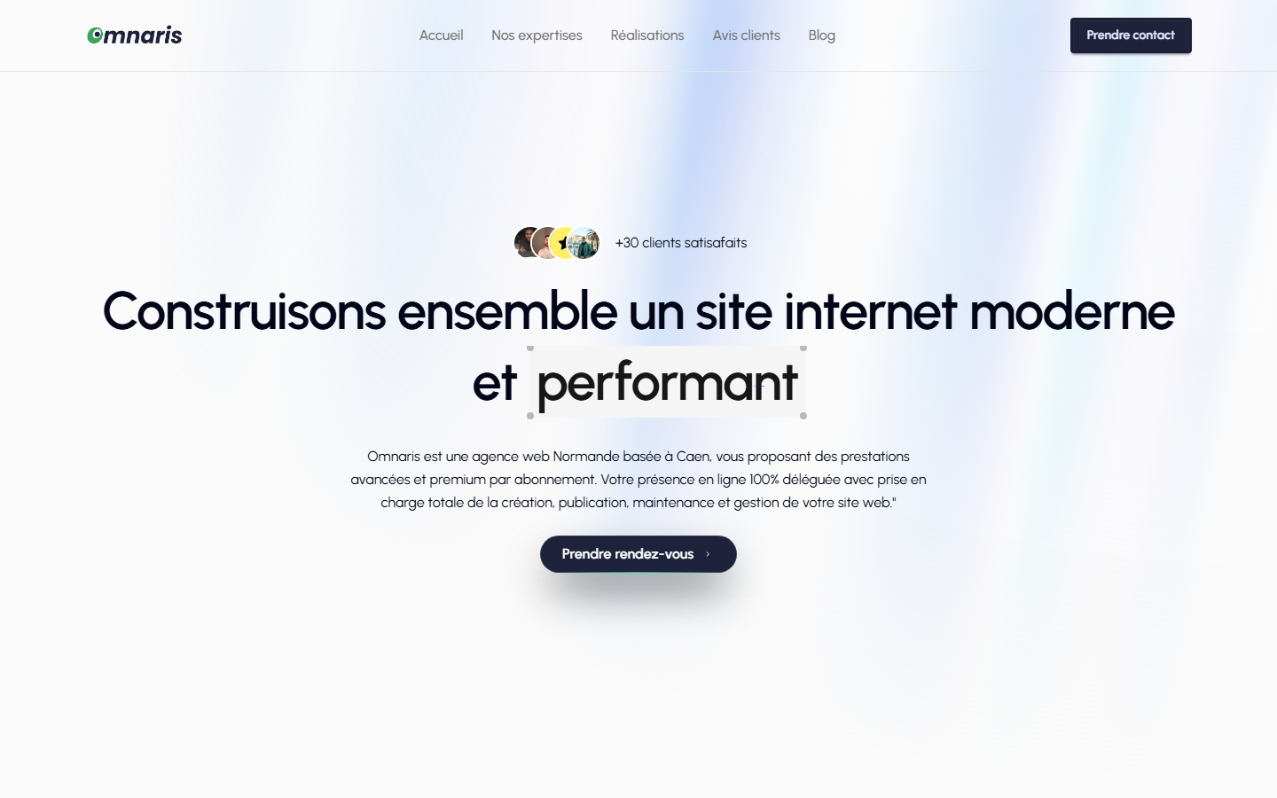 Aperçu du site de OMNARIS