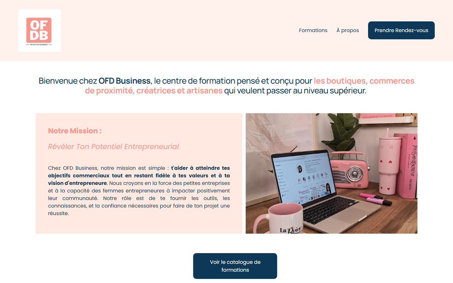 Aperçu du site de OFD BUSINESS SAS