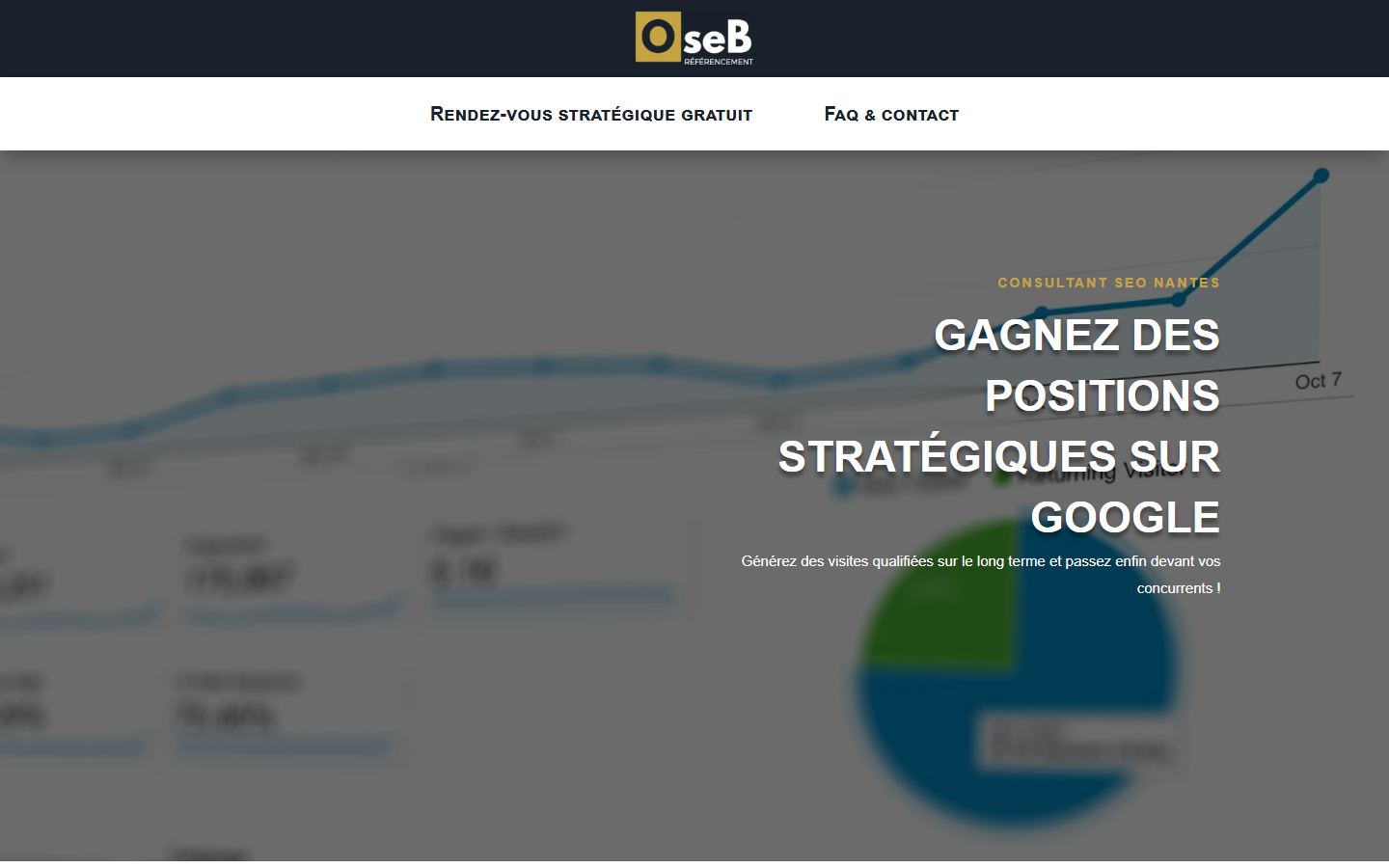 Aperçu du site de OseB Référencement