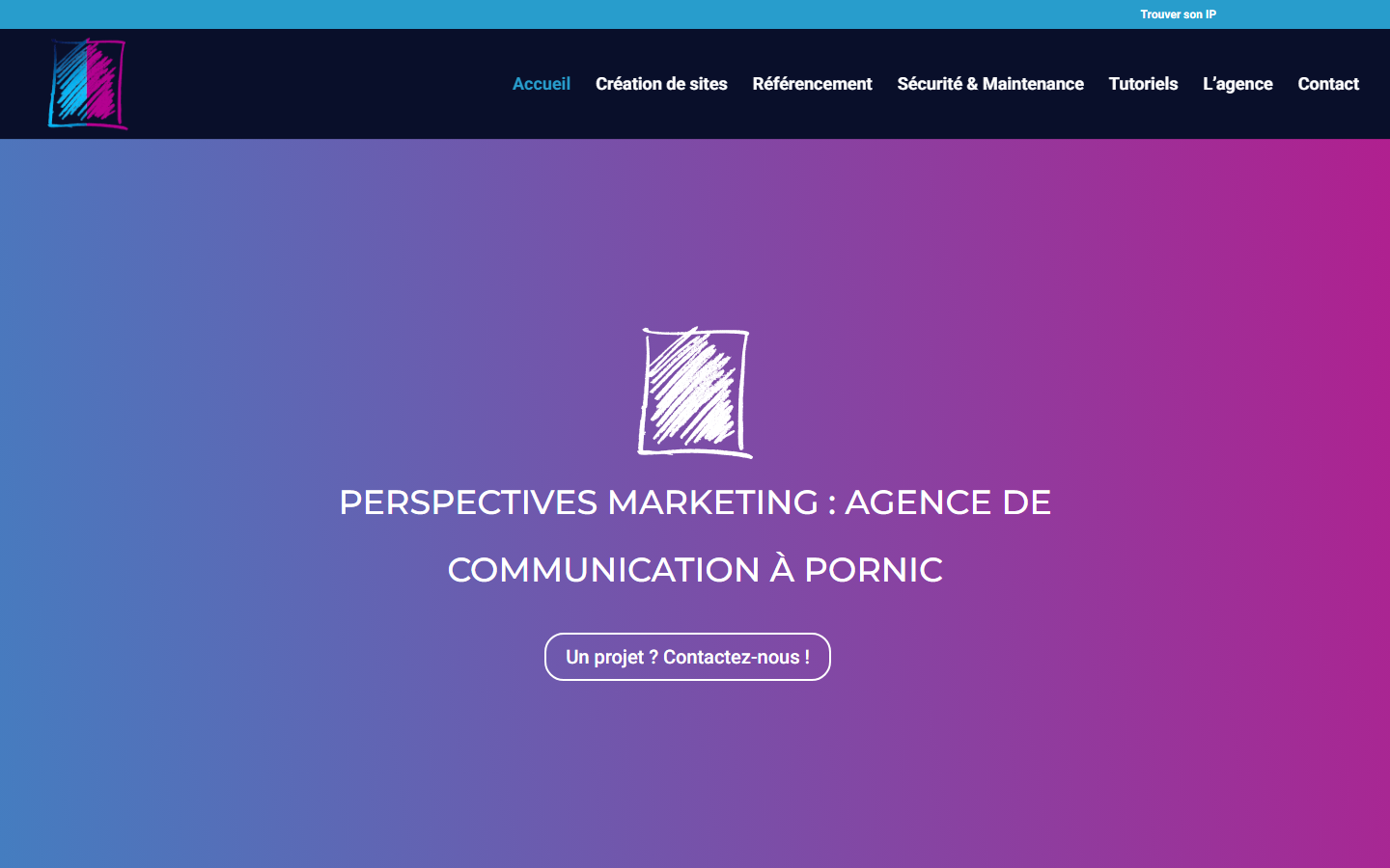 Aperçu du site de SARL PERSPECTIVES MARKETING