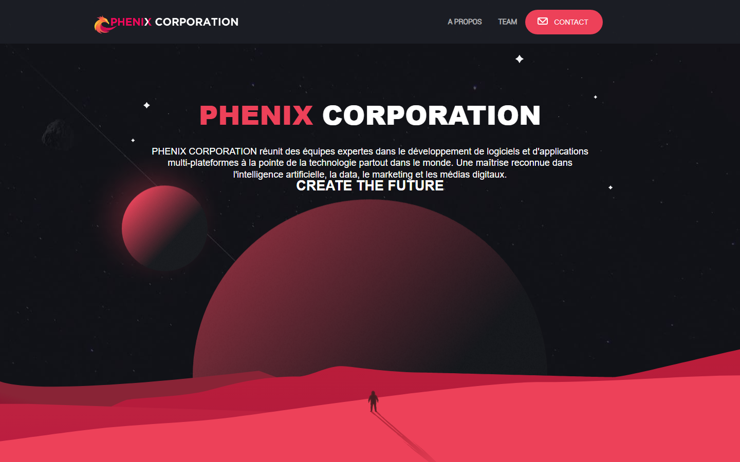 Aperçu du site de PHENIX CORPORATION