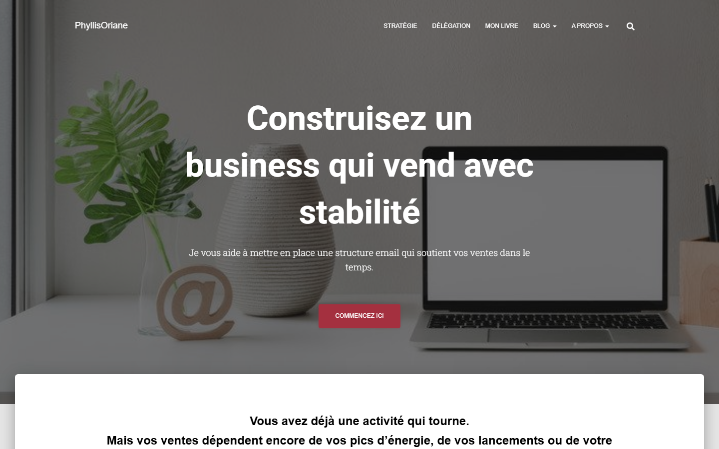 Aperçu du site de Phyllisoriane