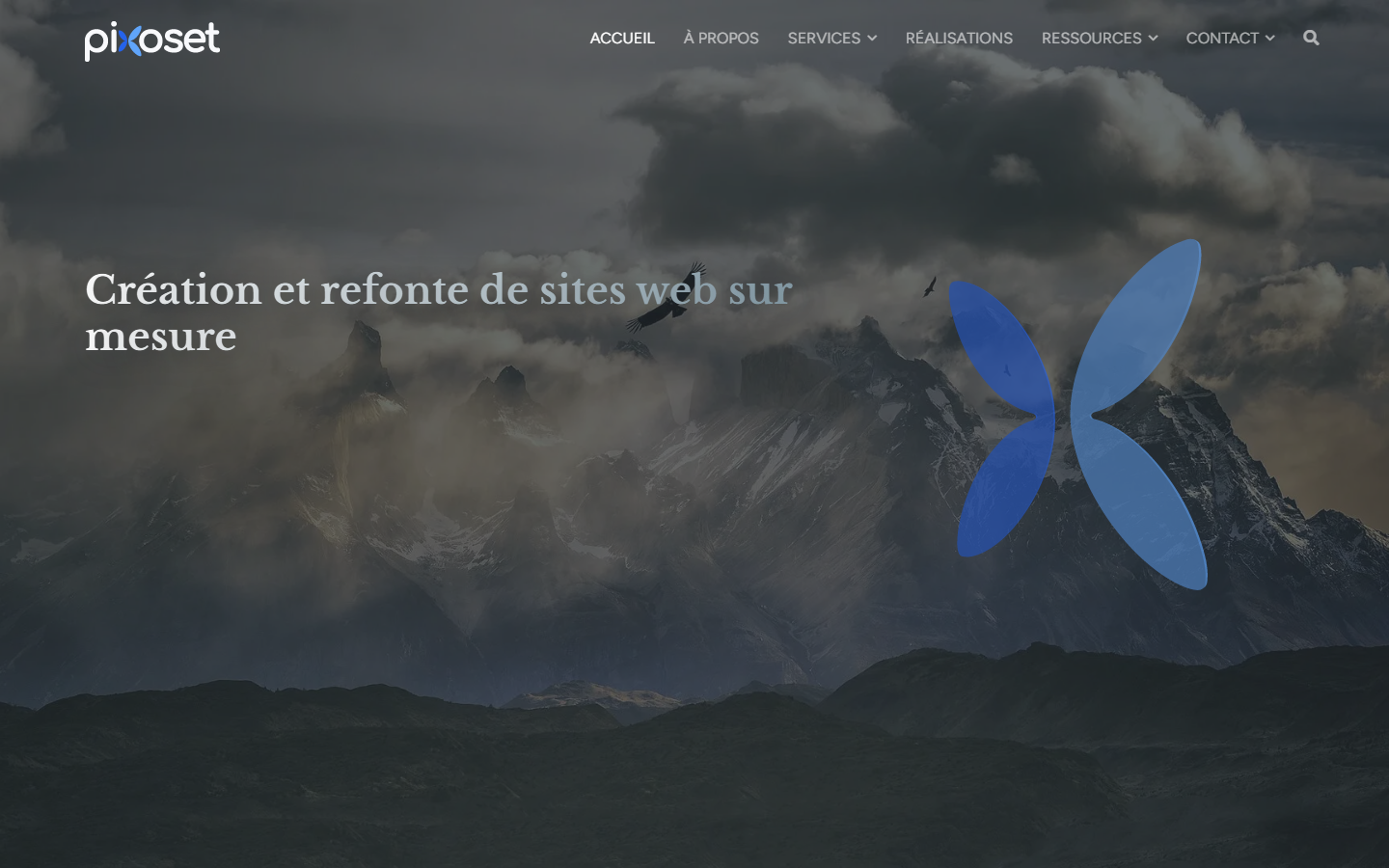 Aperçu du site de Pixoset