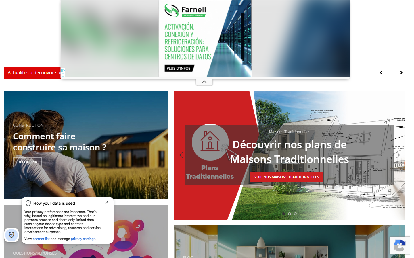 Aperçu du site de IMMOLIB