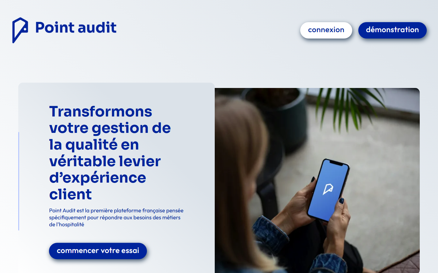 Aperçu du site de POINT AUDIT