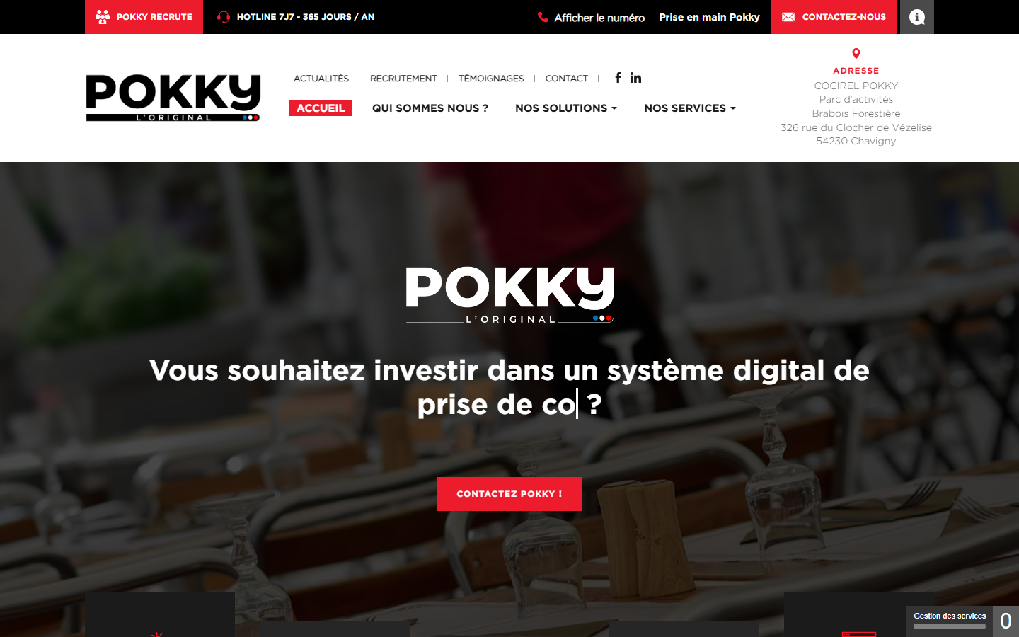 Aperçu du site de COCIREL-POKKY