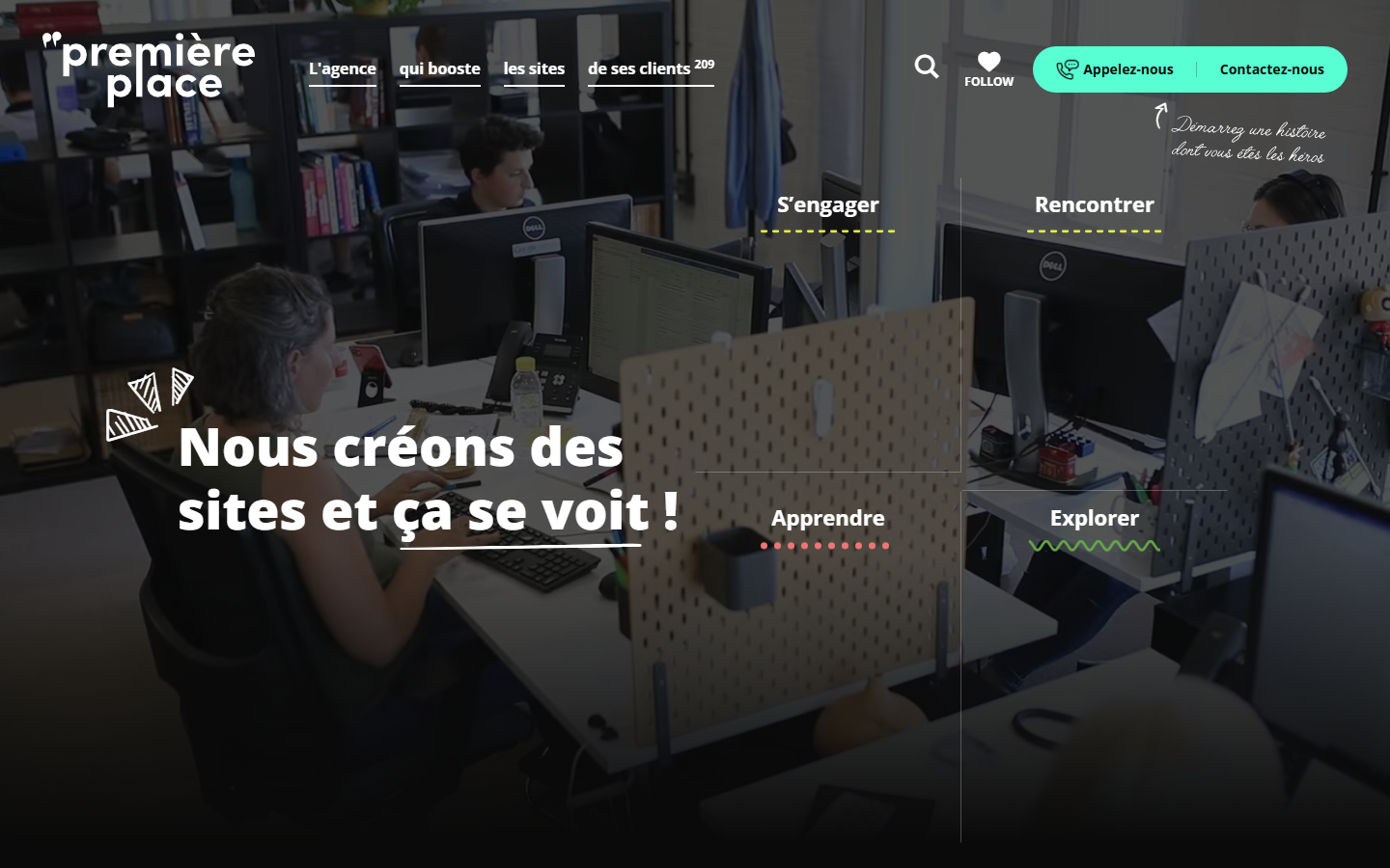 Aperçu du site de PREMIERE PLACE