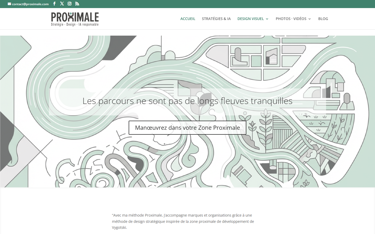 Aperçu du site de PROXIMALE