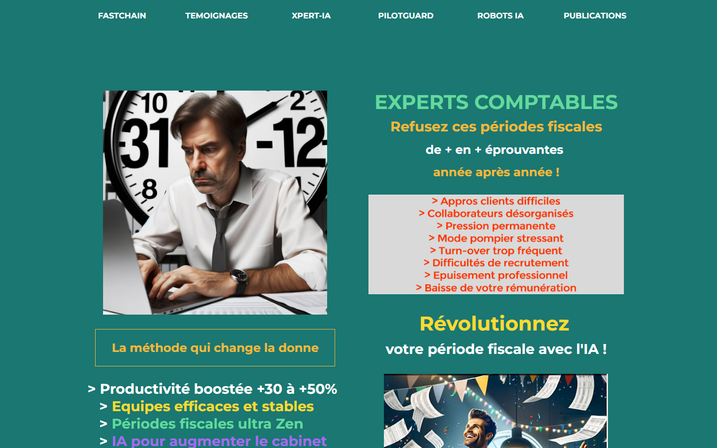 Aperçu du site de RC&A CONSULTING