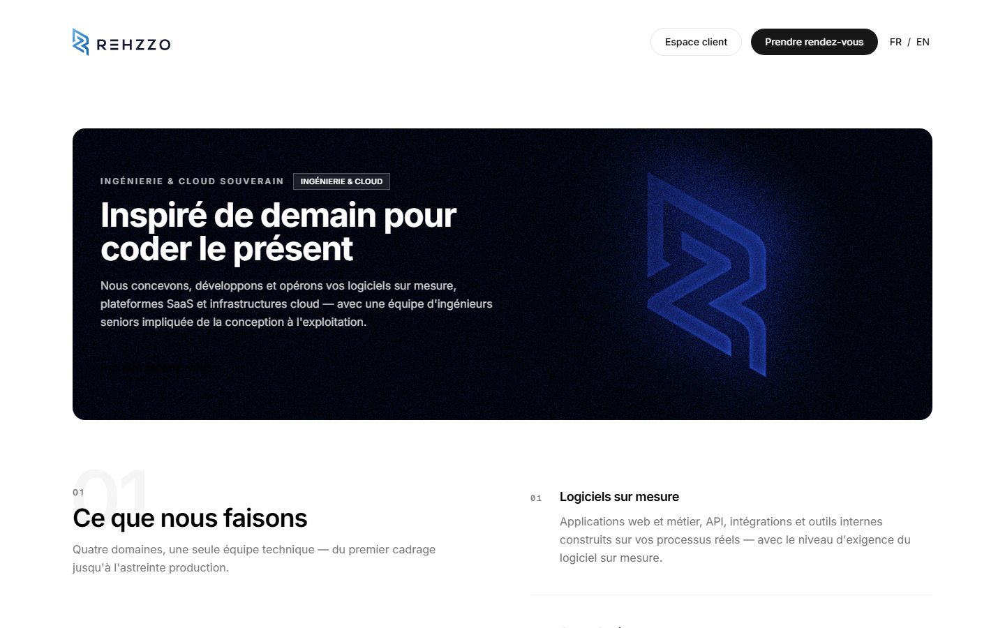 Aperçu du site de Rehzzo