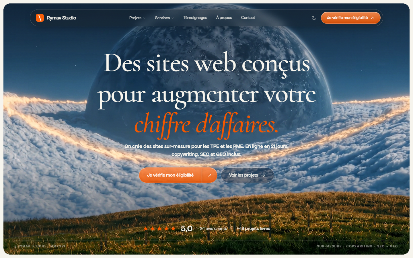 Aperçu du site de Rymav