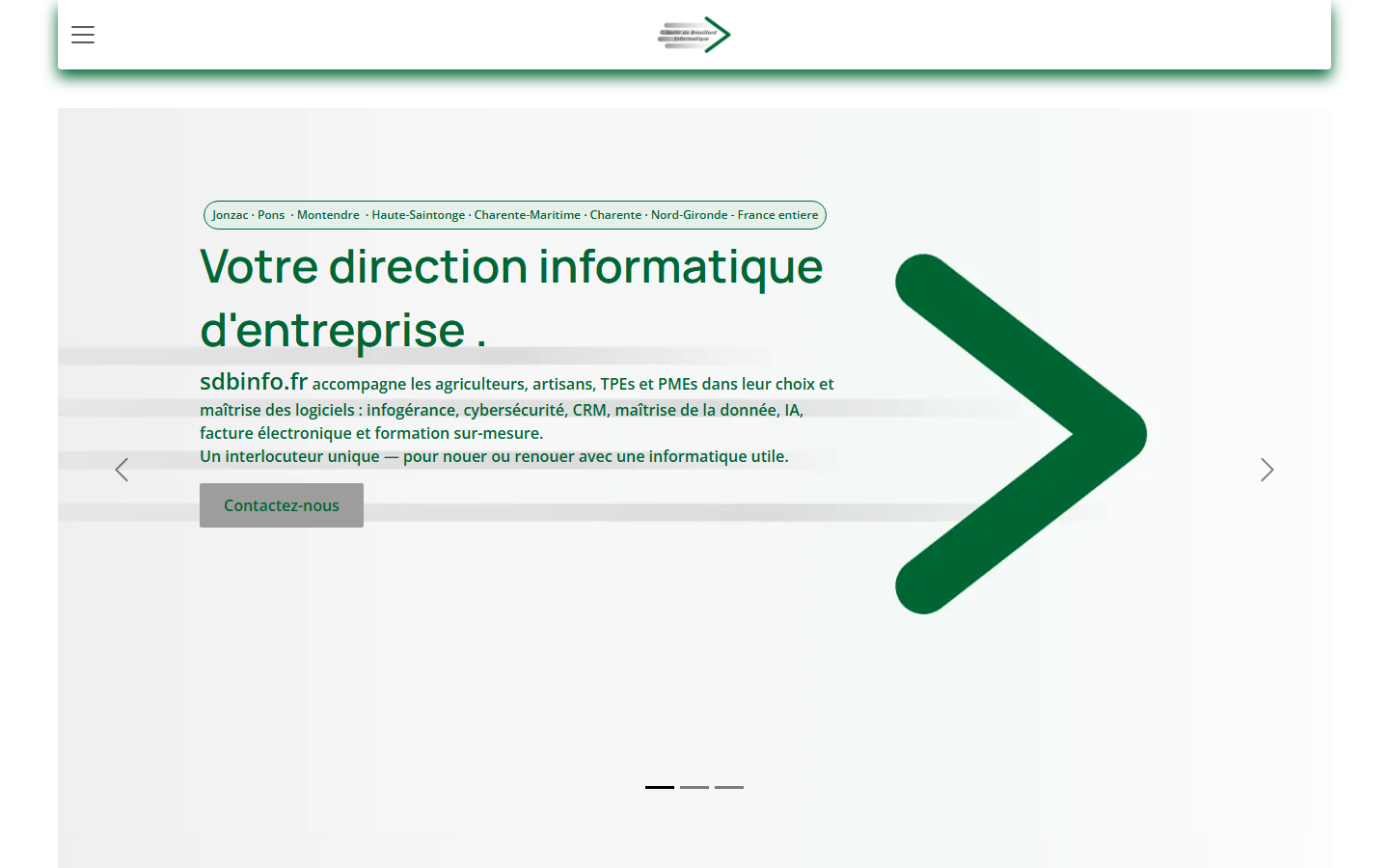 Aperçu du site de sdbinfo.fr