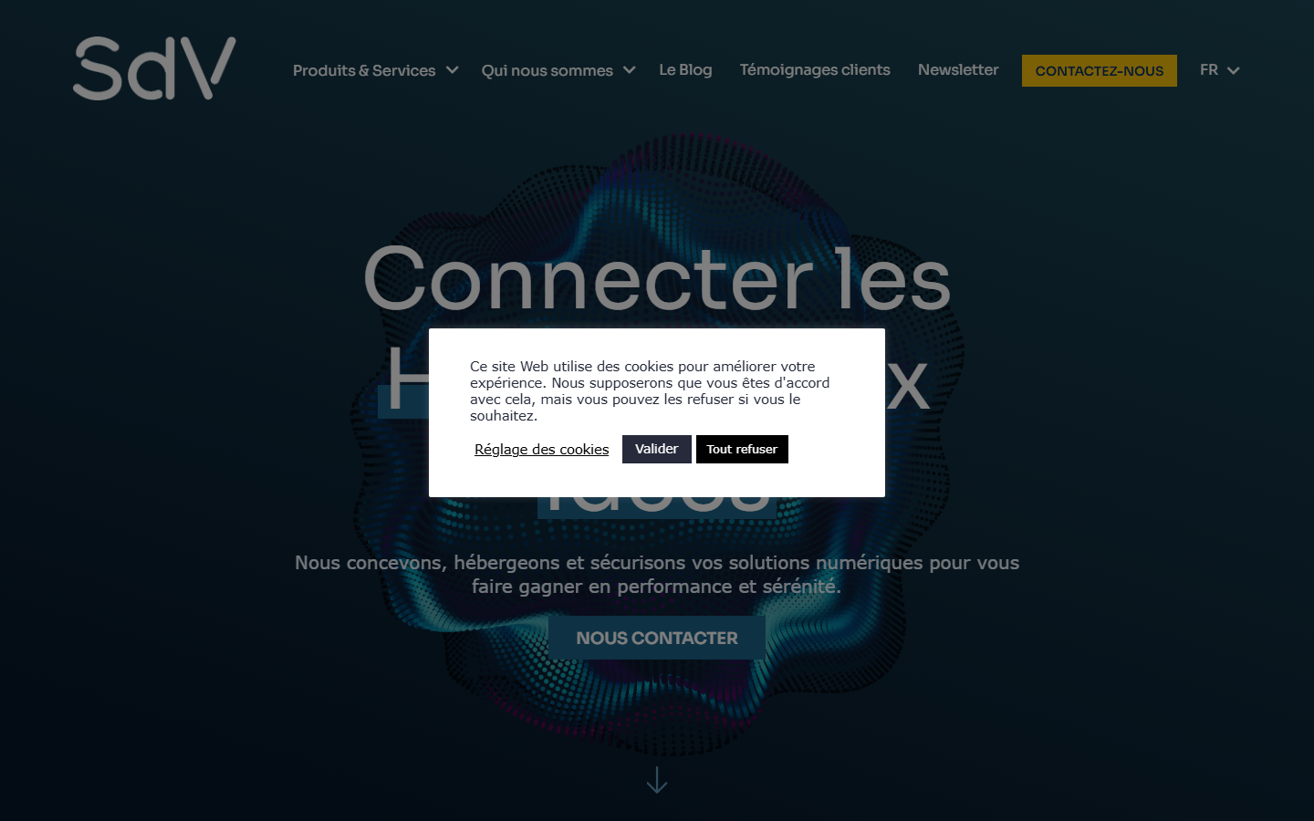 Aperçu du site de SdV