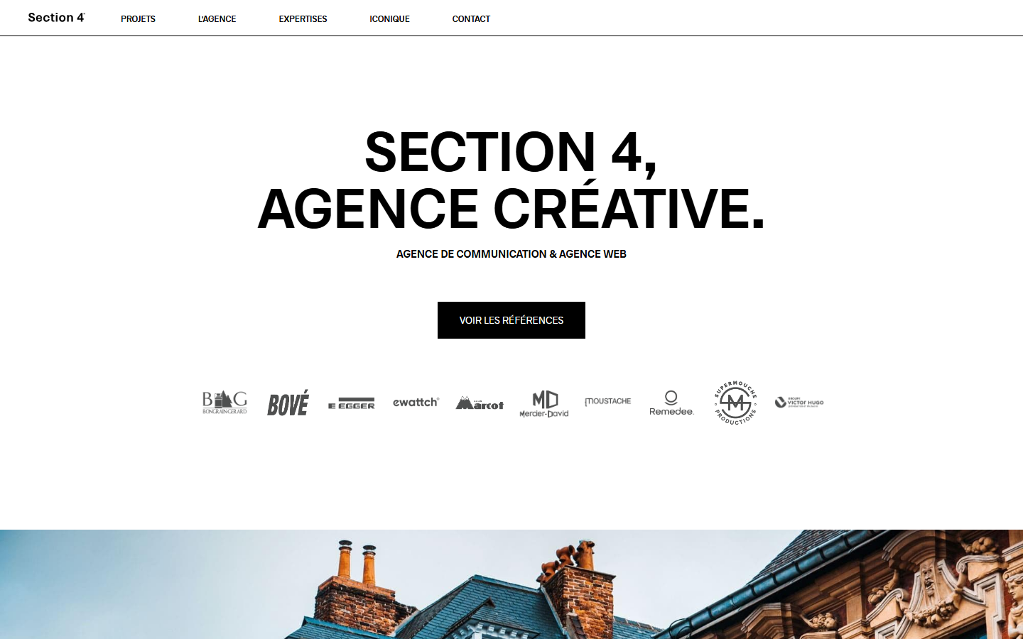 Aperçu du site de SECTION 4
