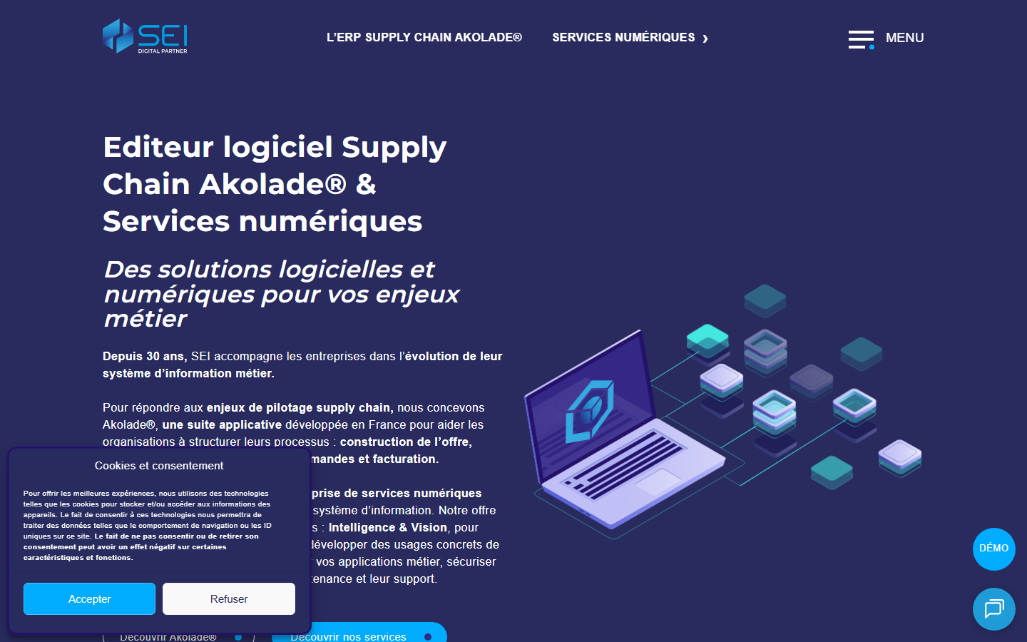 Aperçu du site de SEI GROUPE LKS SA